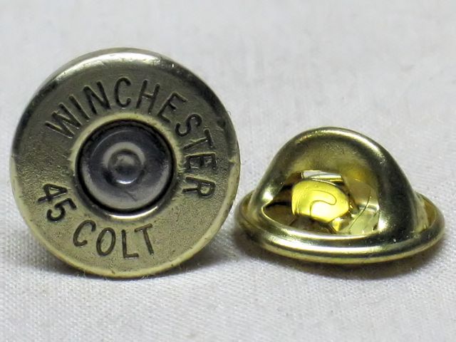 Bullet Tie Tac  45 Colt Starline Brass Bullet Tie Tack  Hat Pin SL-45C-B-TT  Bullet Hat Pin  Men's Jewelry  Tie Pin  Hat Pin  Tie Tac